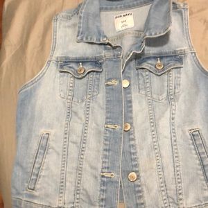 Old navy jean vest